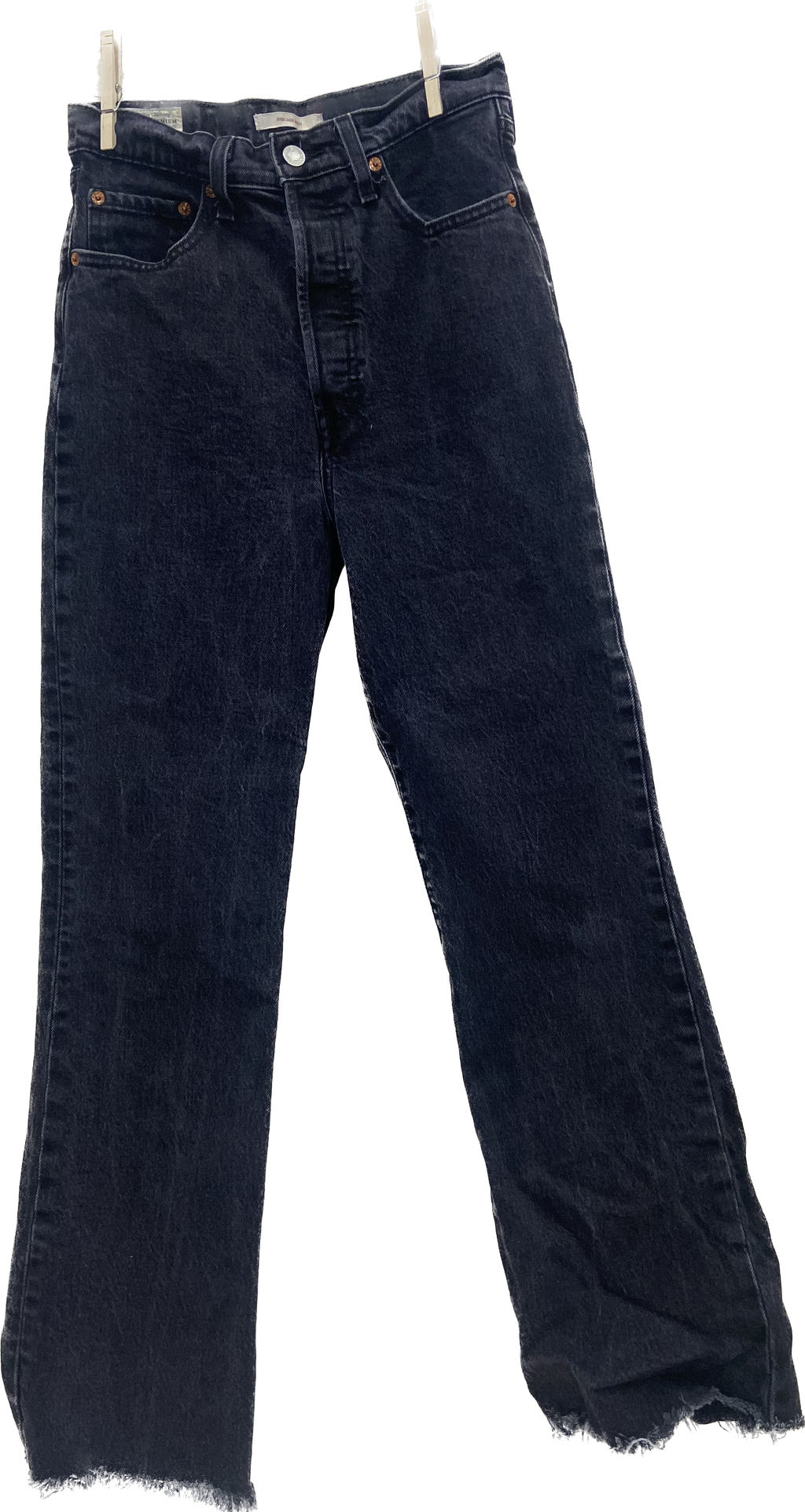 charcoal ribcage bootcut "levis"