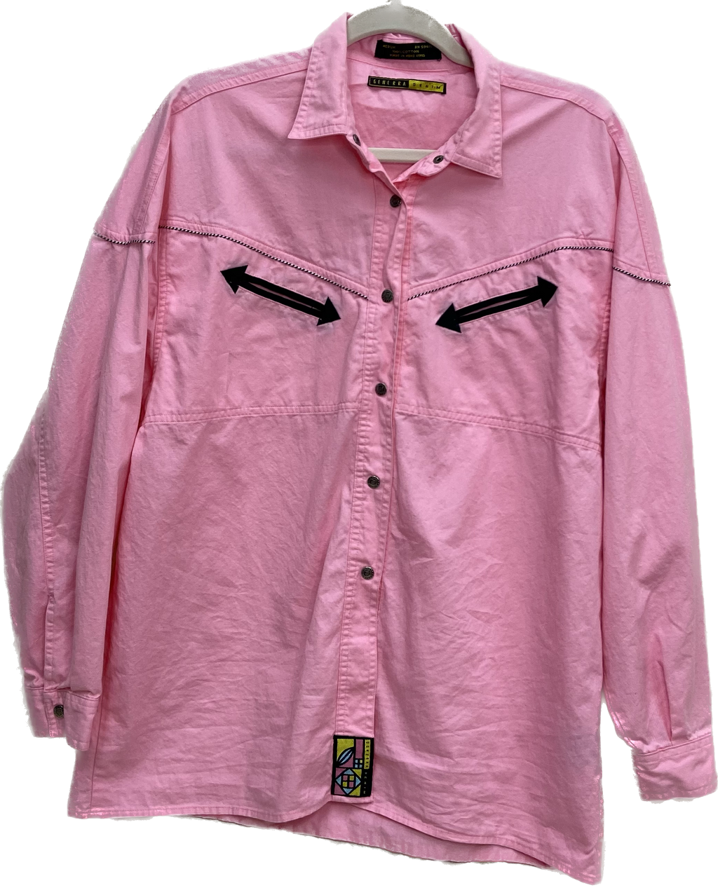 vintage pink western shirt